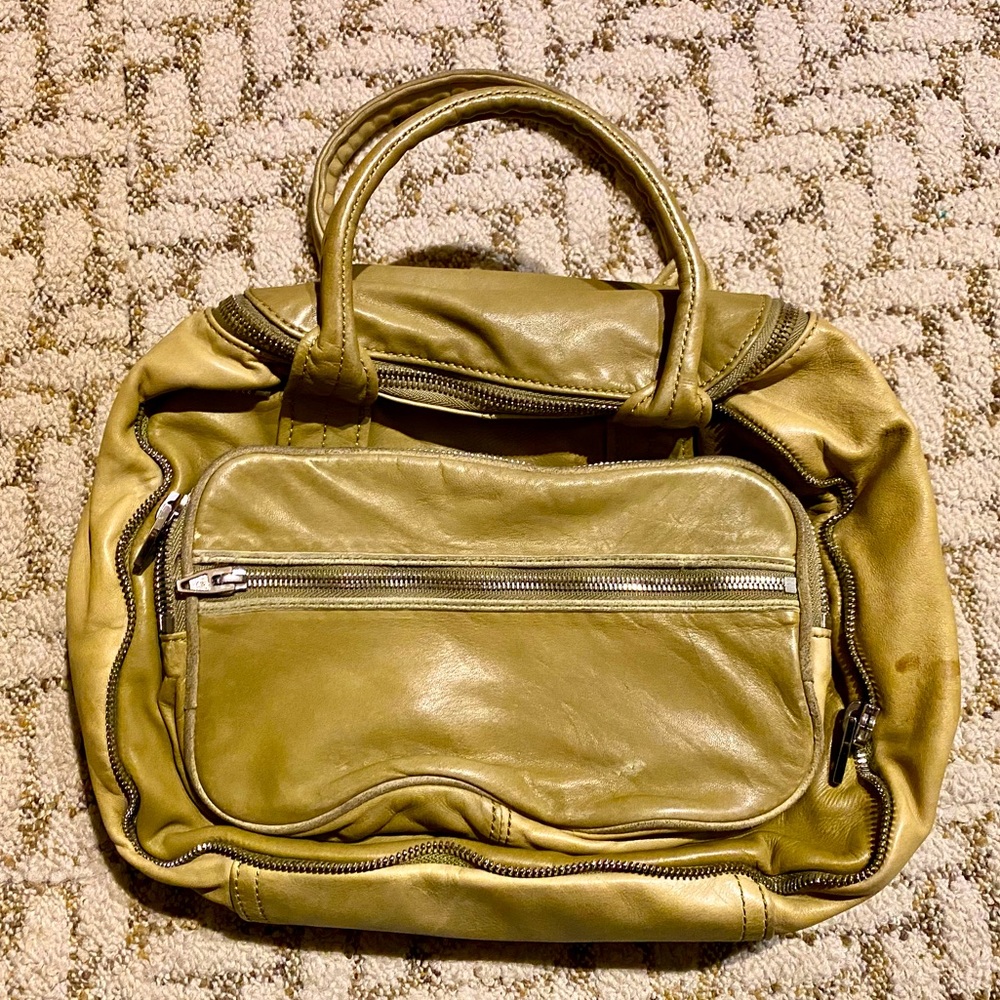 Alexander Wang Eugene camera bag in light army green